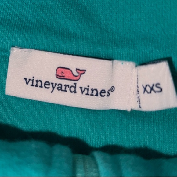 Vineyard Vines Women’s Green Oxford Shep Shirt Pullover 1/4 Zip XXS XxSmall - Picture 5 of 6